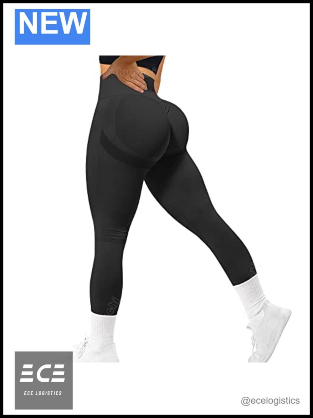 Seamless High Waisted Scrunch Butt Leggings Tummy Control Workout Yoga Pants